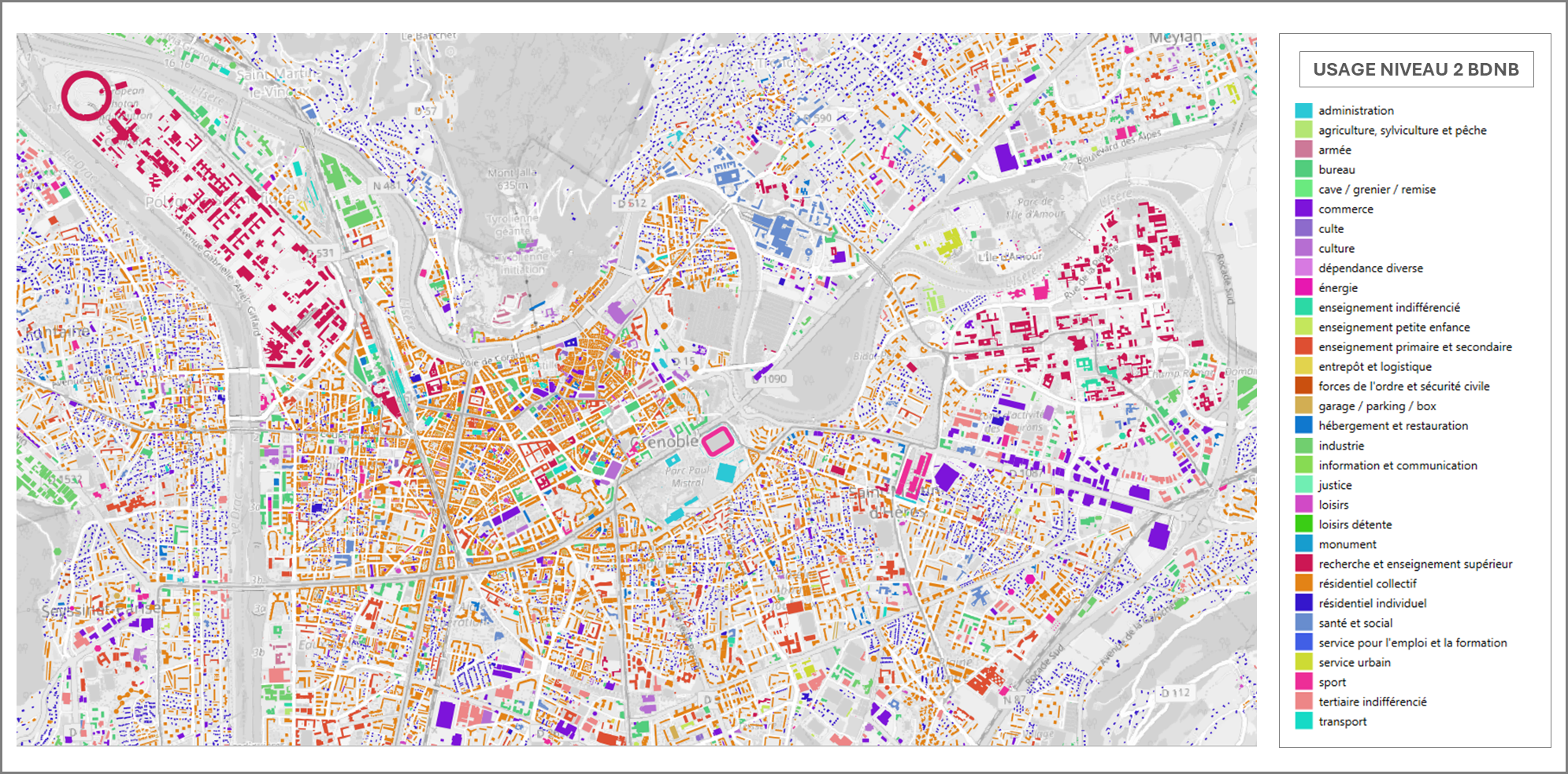 placeholder Usage niveau 2 BDNB
