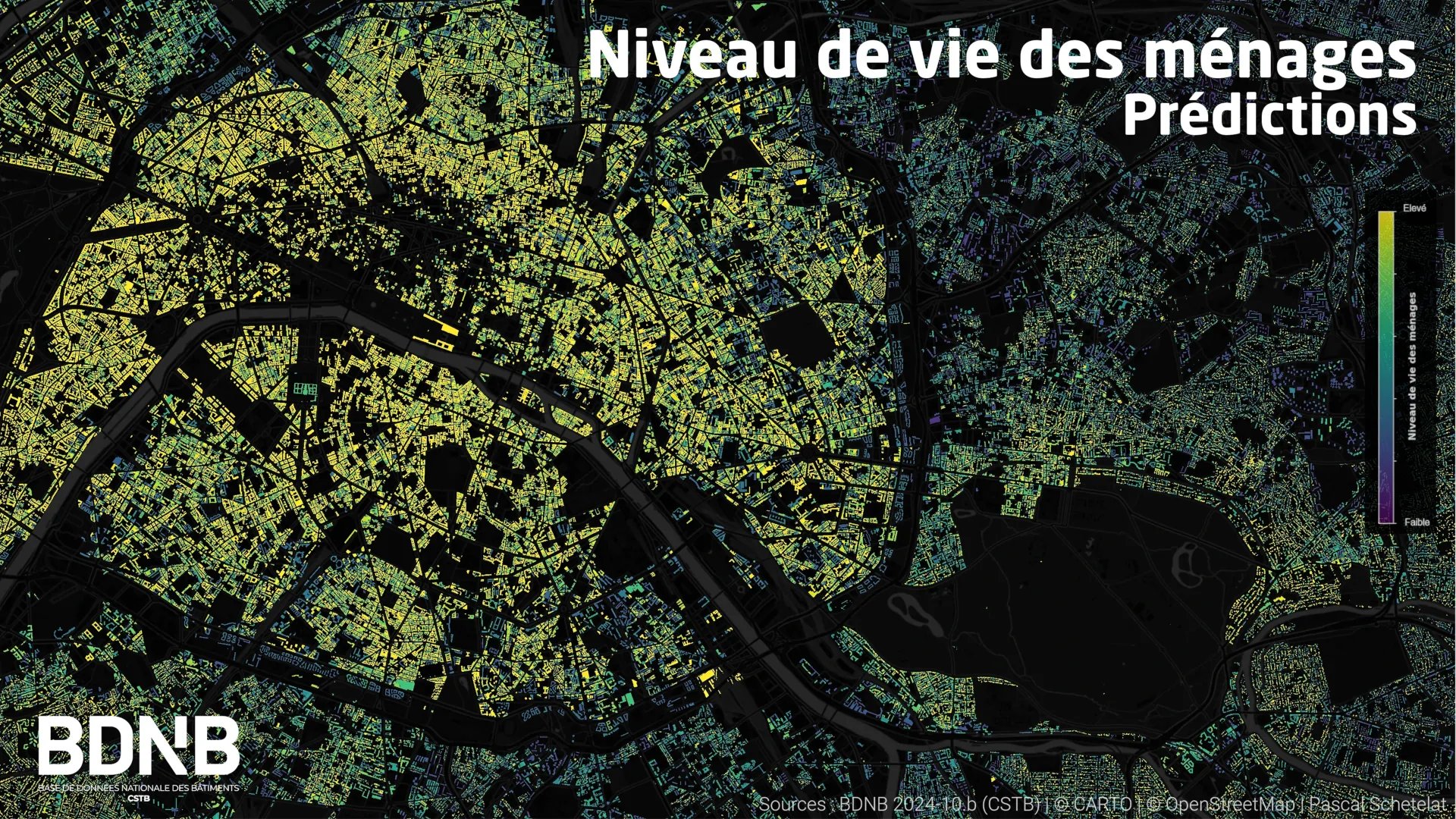 Prédiction des niveaux de vie des ménages dans les bâtiments, Région Parisienne
